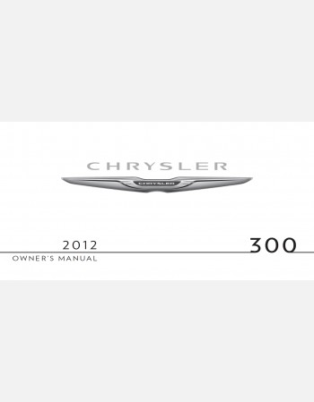 2012 chrysler 300 owners manual